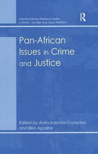 Cover image for Pan-African Issues in Crime and Justice