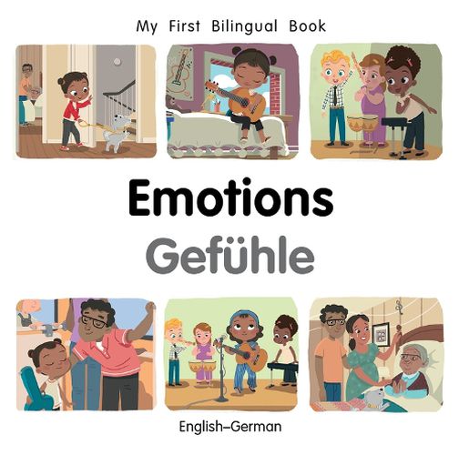 My First Bilingual Book-Emotions (English-German)