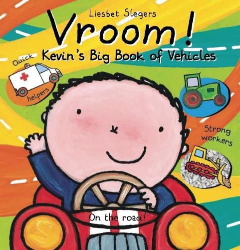 Cover image for Vroom! Kevin's Big Book of Vehicles