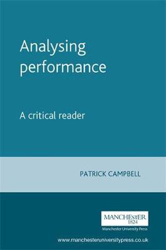 Cover image for Analysing Performance: Issues and Interpretations