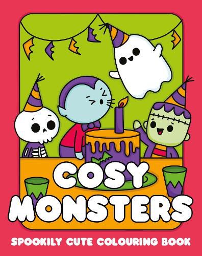 Cover image for Cosy Monsters: A Super Cute Colouring Book