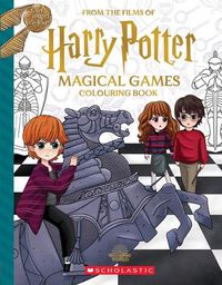 Cover image for Magical Games Coloring Book (Harry Potter)