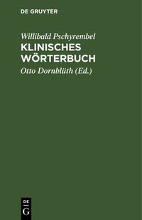 Cover image for Klinisches Worterbuch