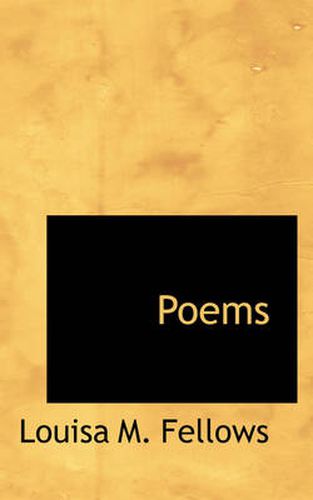 Cover image for Poems