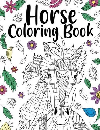 Cover image for Horse Coloring Book