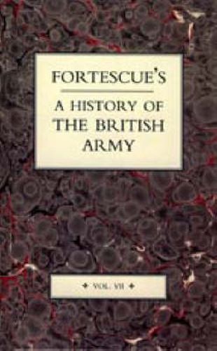 Fortescue's History of the British Army