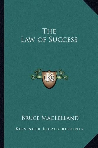 Cover image for The Law of Success