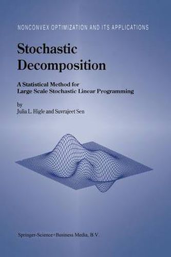 Cover image for Stochastic Decomposition: A Statistical Method for Large Scale Stochastic Linear Programming