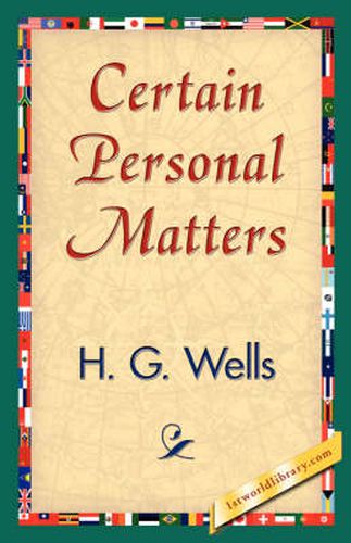 Cover image for Certain Personal Matters