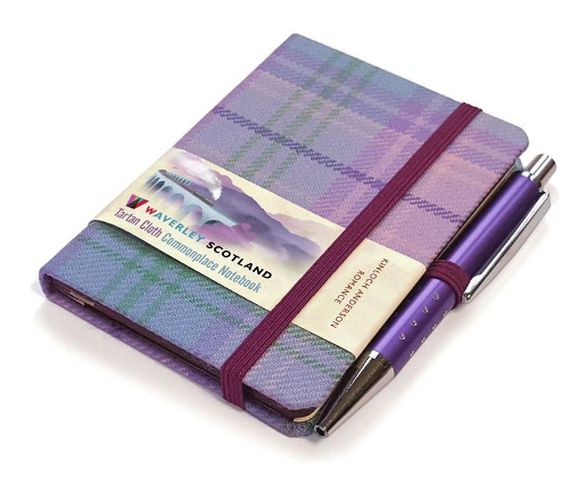Cover image for Waverley S.T. (S): Romance Mini with Pen Pocket Genuine Tartan Cloth Commonplace Notebook