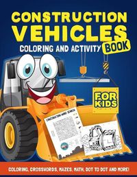 Cover image for Construction Vehicles Activity Book