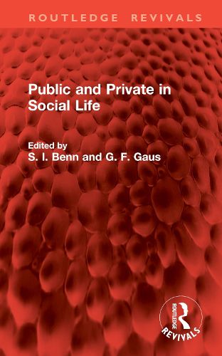 Cover image for Public and Private in Social Life