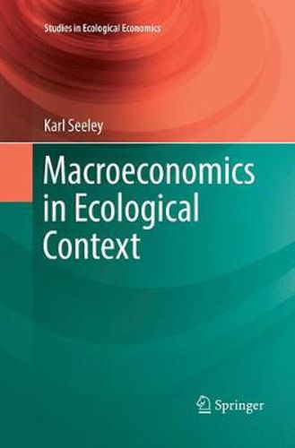 Cover image for Macroeconomics in Ecological Context