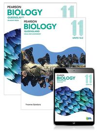Cover image for Pearson Biology Queensland 11 Student Book, eBook and Skills & Assessment Book