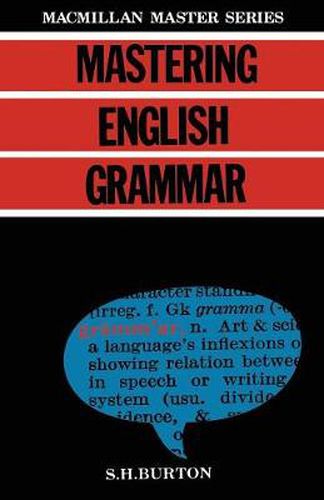 Cover image for Mastering English Grammar