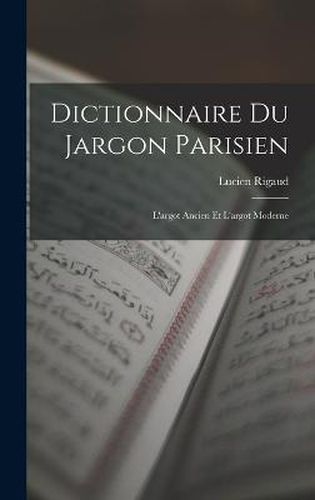 Cover image for Dictionnaire du Jargon Parisien