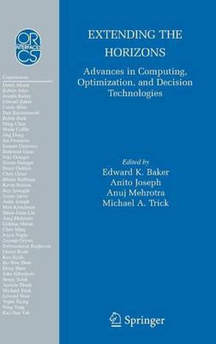 Cover image for Extending the Horizons: Advances in Computing, Optimization, and Decision Technologies