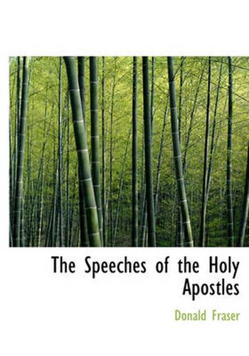 Cover image for The Speeches of the Holy Apostles