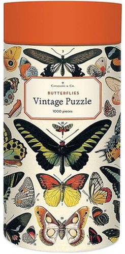 Cover image for Butterflies Vintage 1000 Piece Jigsaw Puzzle