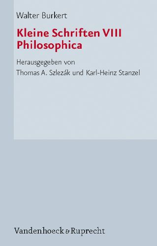 Cover image for Kleine Schriften: Philosophica