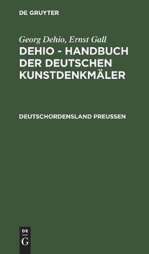 Cover image for Deutschordensland Preussen