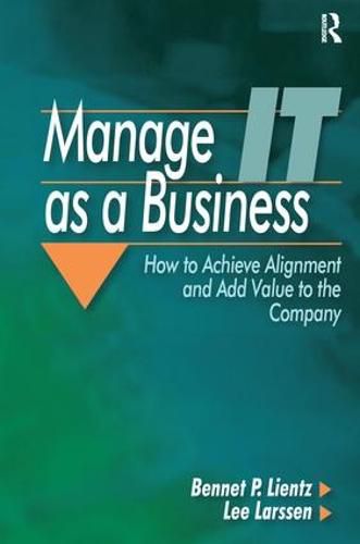 Cover image for Manage IT as a Business