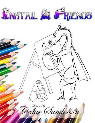 Cover image for Inktail & Friends: A Coloring Book