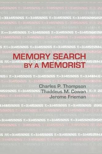 Cover image for Memory Search by a Memorist