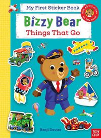 Cover image for Bizzy Bear: My First Sticker Book Things That Go