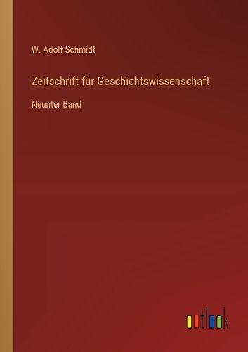 Cover image for Zeitschrift fuer Geschichtswissenschaft