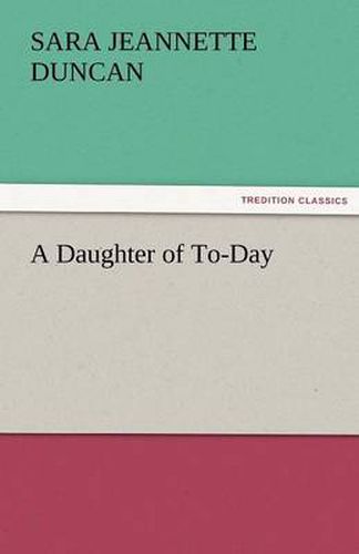 Cover image for A Daughter of To-Day