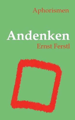 Cover image for Andenken: Aphorismen