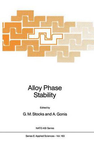 Cover image for Alloy Phase Stability
