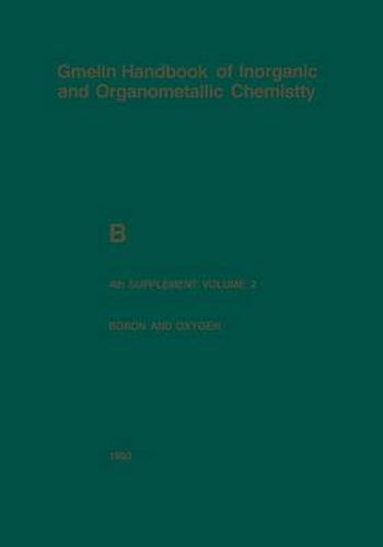 Boron and Oxygen