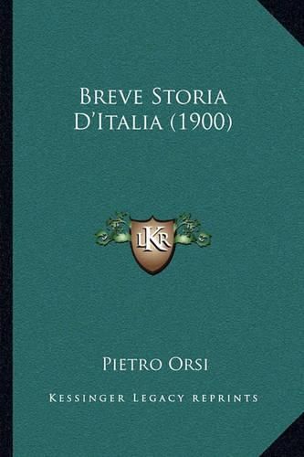Cover image for Breve Storia D'Italia (1900)