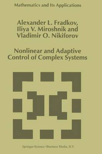 Cover image for Nonlinear and Adaptive Control of Complex Systems
