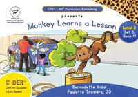 Cover image for C-DER (CHEETAH Decodable Early Readers, Set 3, Book 19, Monkey Learns A Lesson