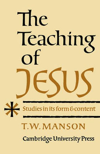 Cover image for Teaching of Jesus