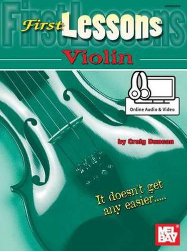 Cover image for First Lessons Violin