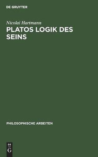 Cover image for Platos Logik des Seins