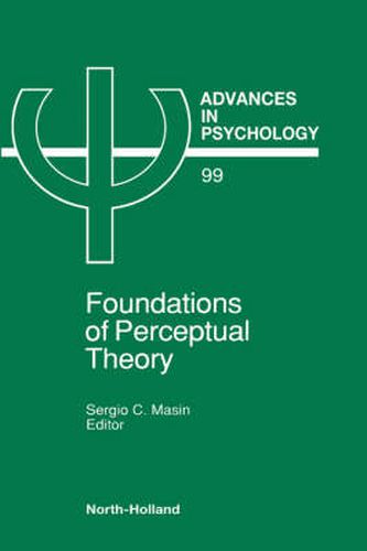 Cover image for Foundations of Perceptual Theory
