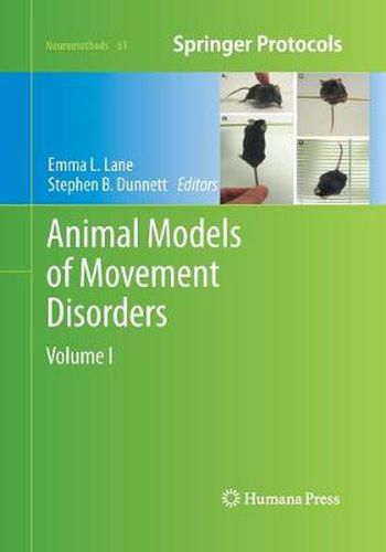 Cover image for Animal Models of Movement Disorders: Volume I