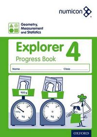 Cover image for Numicon: Geometry, Measurement and Statistics 4 Explorer Progress Book (Pack of 30)