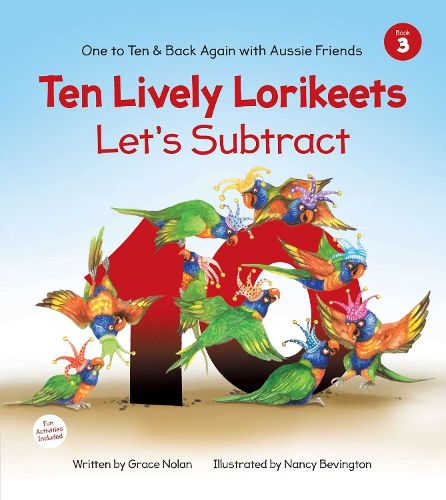 Cover image for 10 Lively Lorikeets