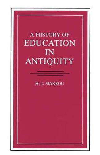 Cover image for A History of Education in Antiquity