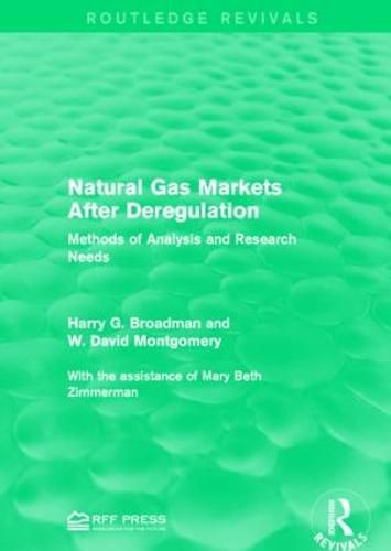 Cover image for Natural Gas Markets After Deregulation: Methods of Analysis and Research Needs