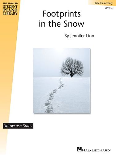 Cover image for Footprints in the Snow: Hlspl Showcase Solos Nfmc 214-216 Selection Late Elementary - Level 3
