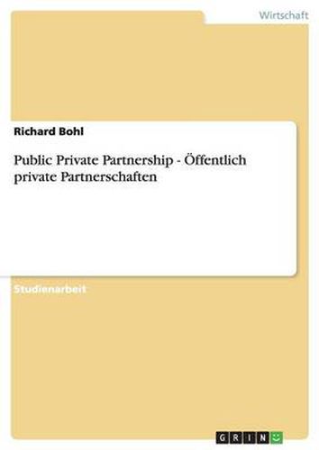 Cover image for Public Private Partnership - OEffentlich private Partnerschaften