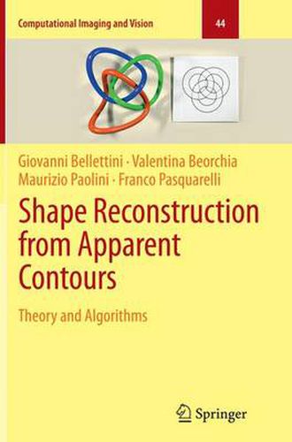 Cover image for Shape Reconstruction from Apparent Contours: Theory and Algorithms