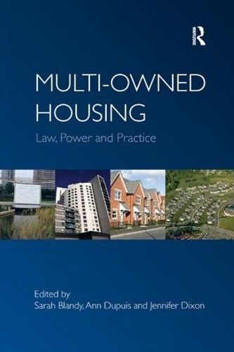 Cover image for Multi-owned Housing: Law, Power and Practice